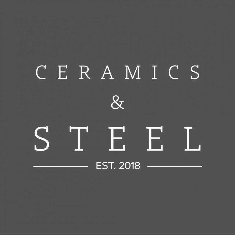 Ceramics And Steel Logo Final 1000x1000 1 logo design by Jigsaw Design Studio