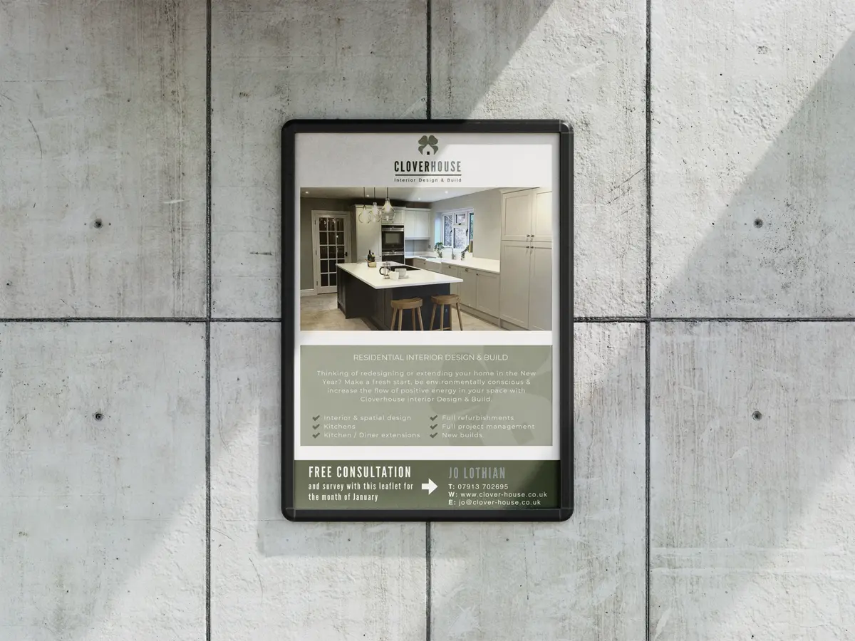 Cloverhouse Poster Design
