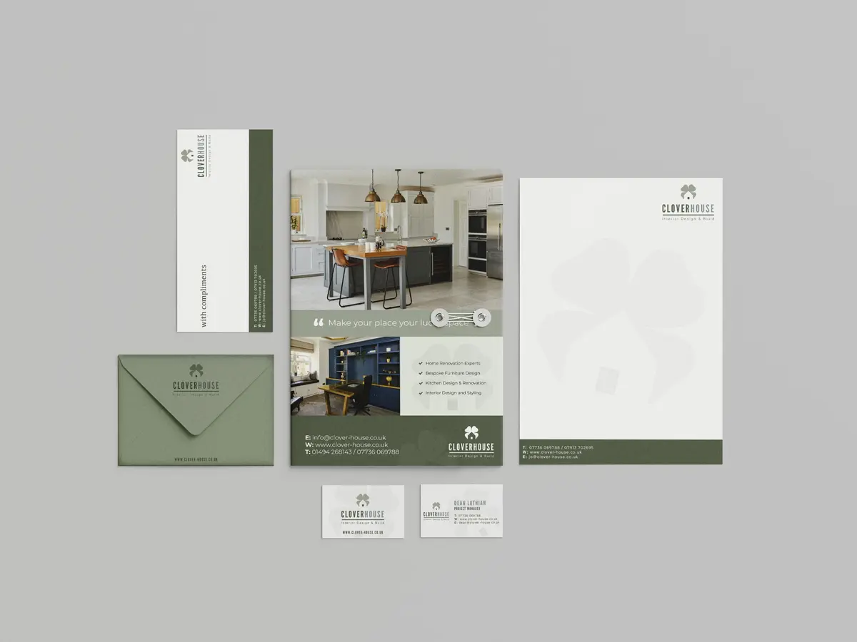 Cloverhouse Stationery Design