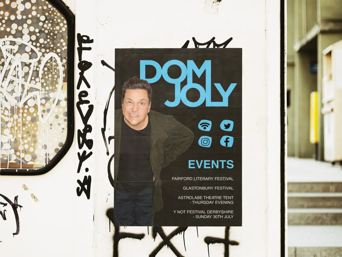 Dom Joly Promotional Poster