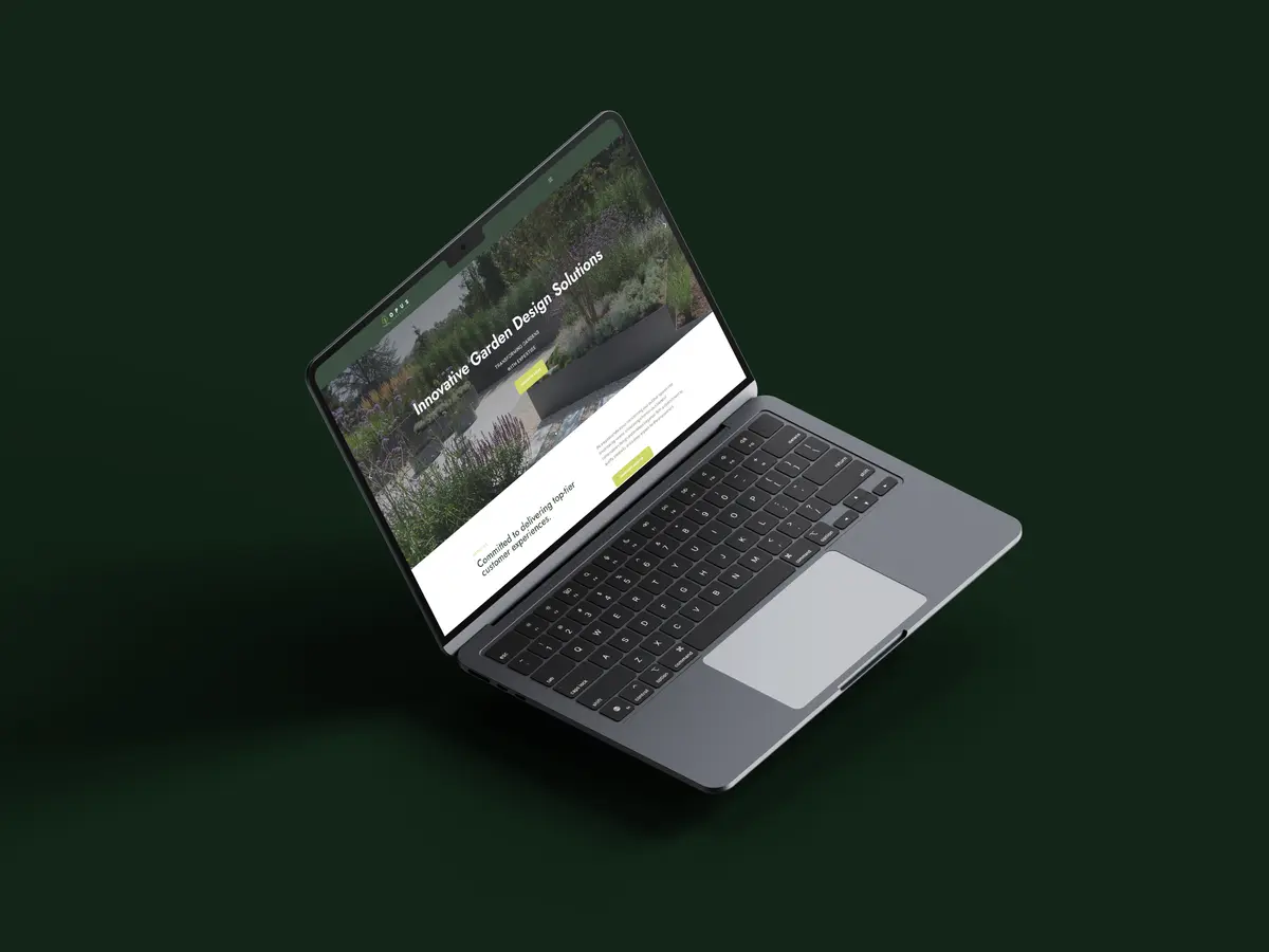 Opus Landscapes Website Design