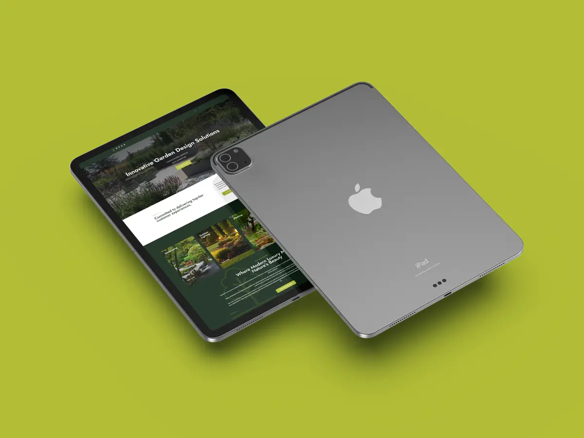 Opus Landscapes Mobile Website