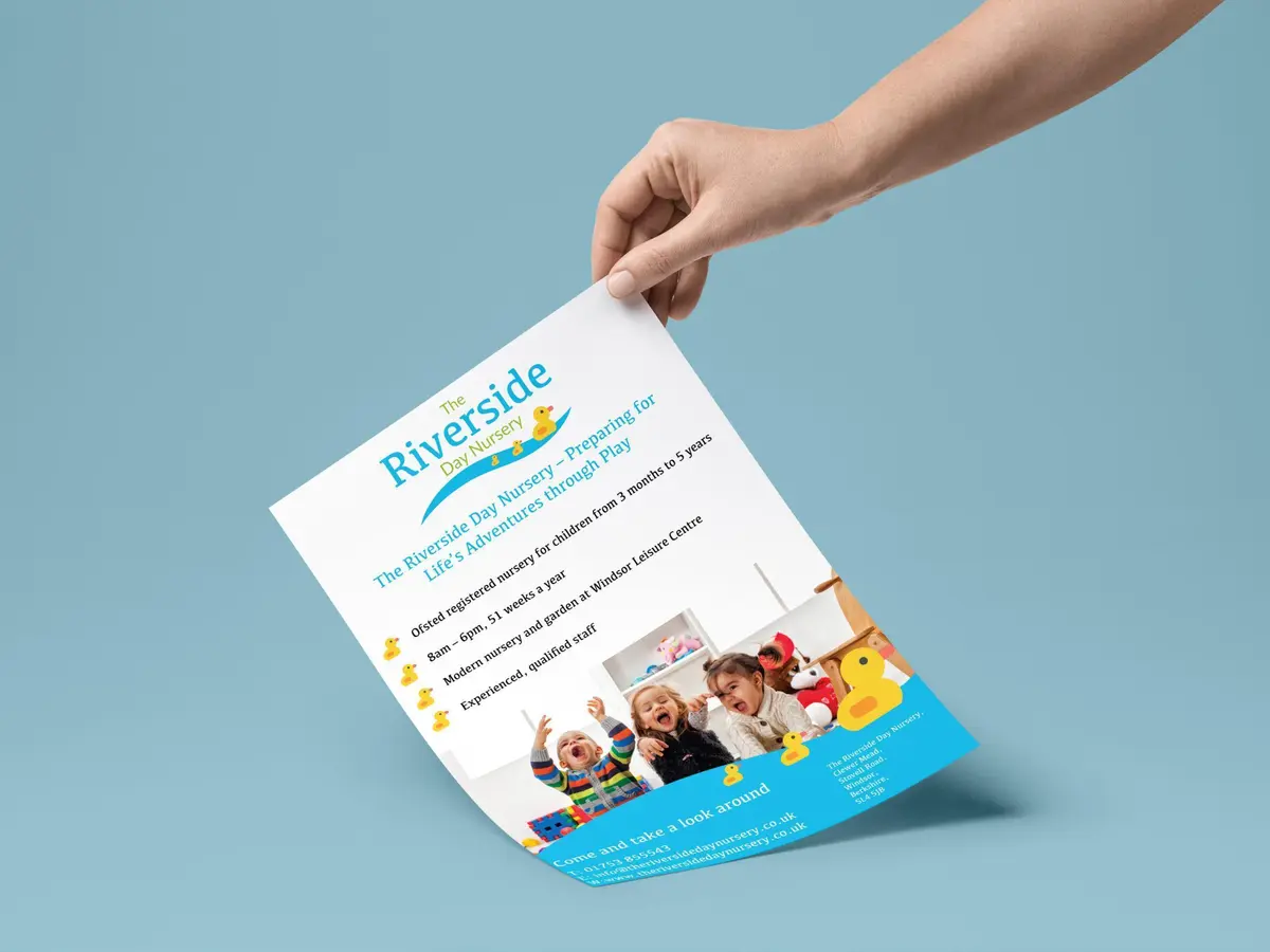 Riverside Day Nursery Poster Design