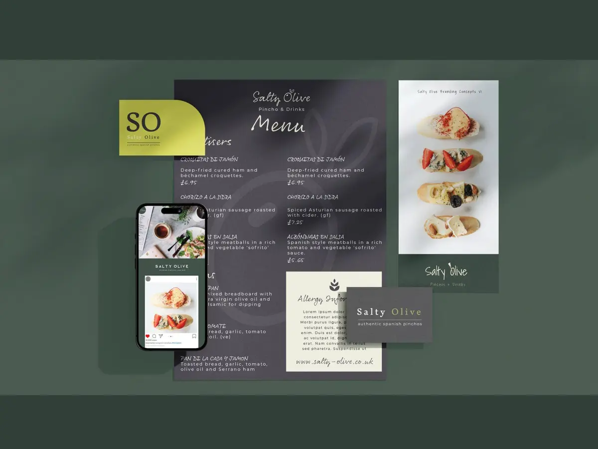 Salty Olive Stationery Design
