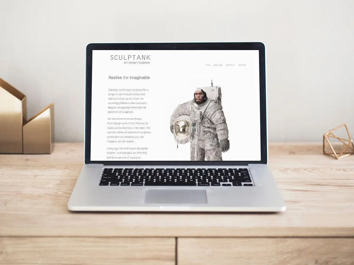 Sculptank Website Design