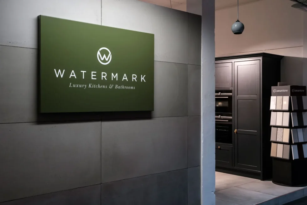 Kitchen Showroom Brand Design Watermark for Watermark Kitchens
