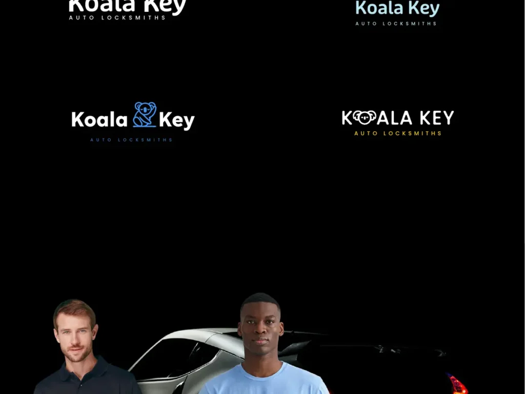 Koala Keys logo designs and branded clothing