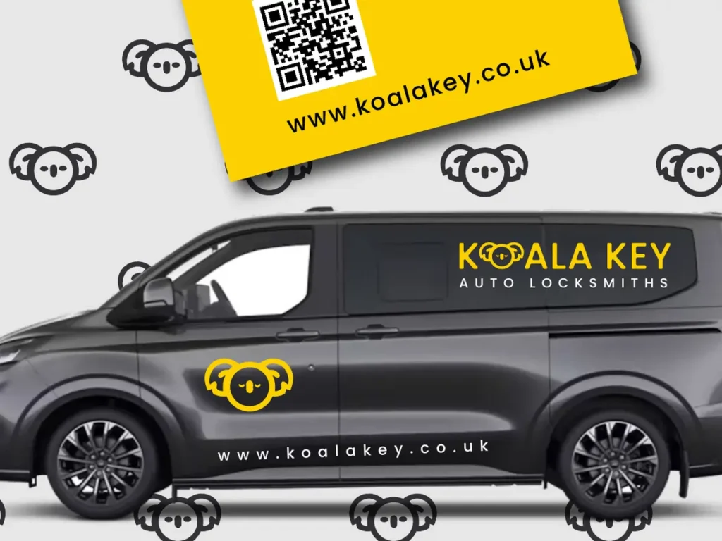 Koala Keys branded auto locksmith van