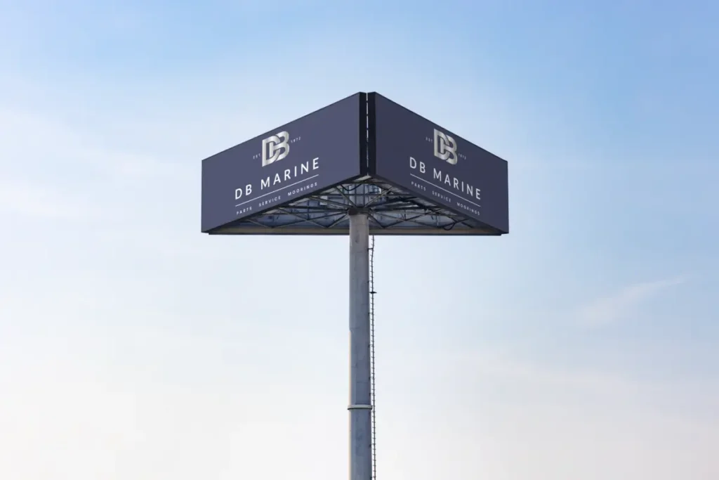 Marina Billboard Signage Design