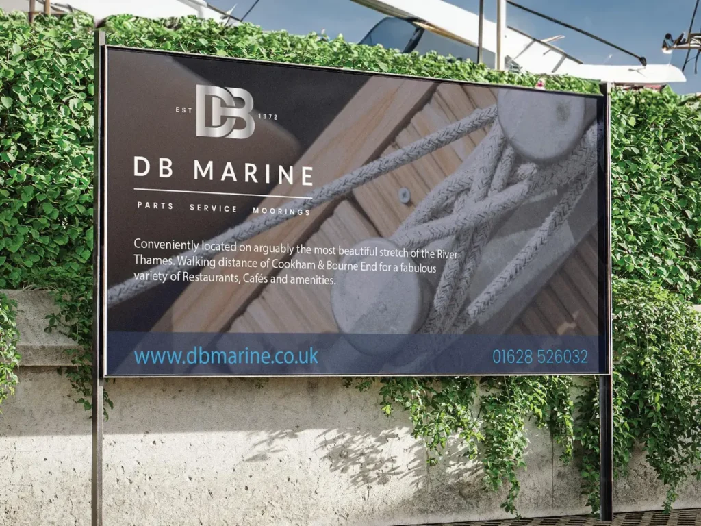 Marina Outdoor Signage Design 1
