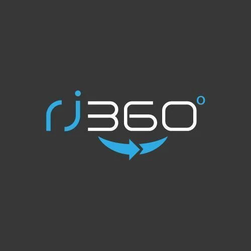 Rj 360 Logo logo design by Jigsaw Design Studio