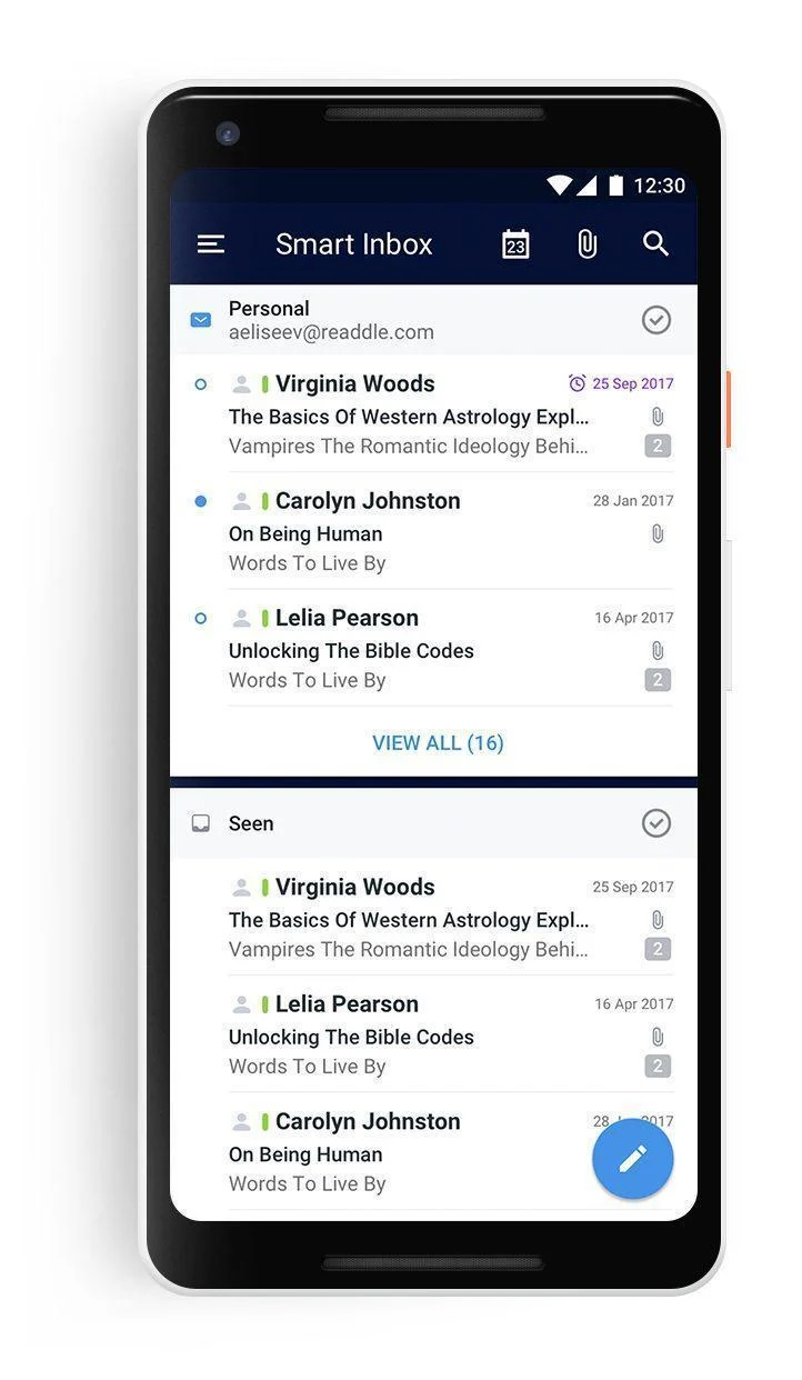 Setting up a business email account on an Android phone